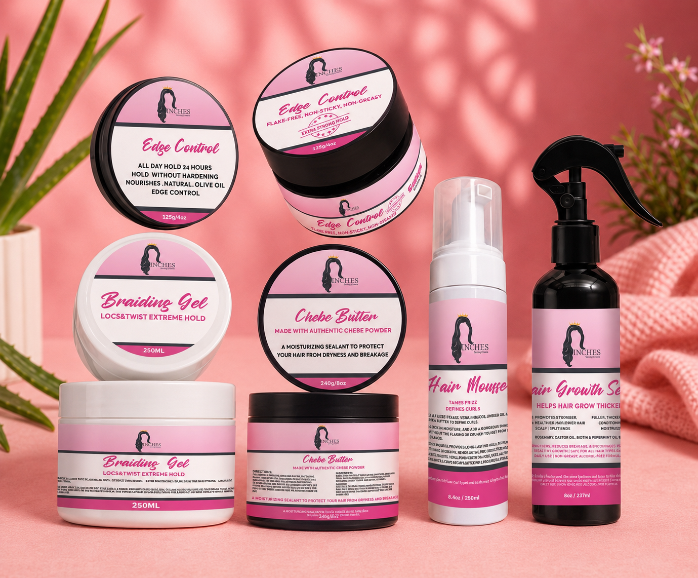 Inches Hair Growth product lineup